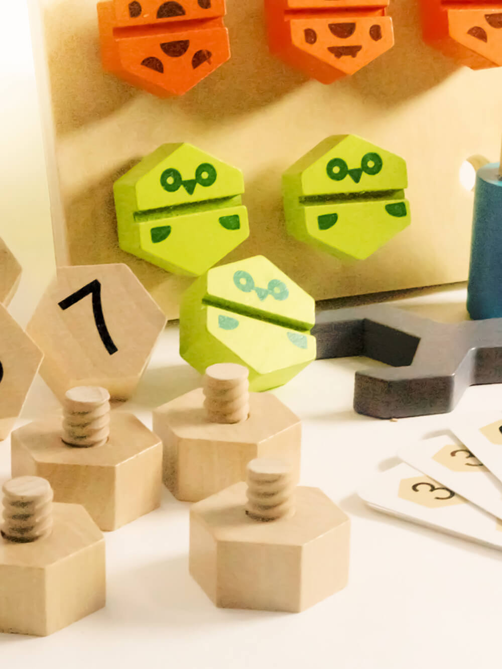 Juego de combinación de tornillos y tuercas